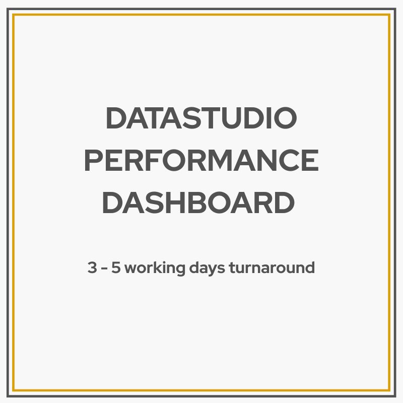 DataStudio Performance Dashboard
