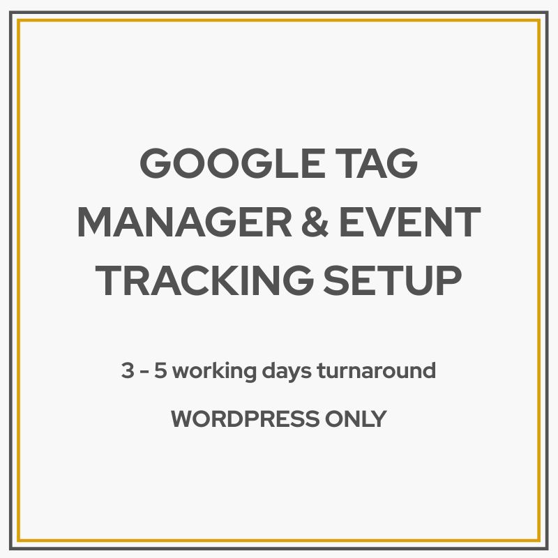 google tag manager and event tracking setup