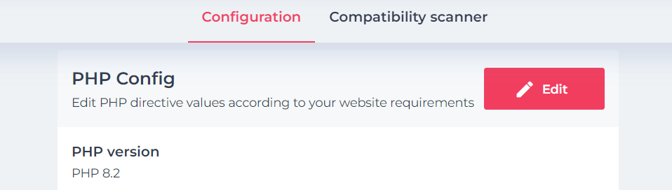 PHP Config